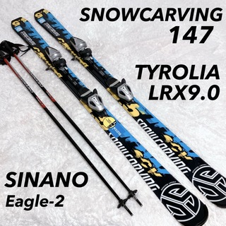 SNOWCARVING 147cm /TYROLIA LRX9.0 スキー板(板)
