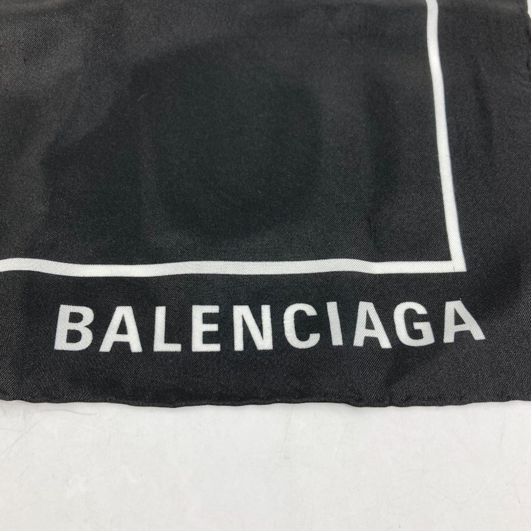 Balenciaga(バレンシアガ)のバレンシアガ BALENCIAGA シンプソンズ THE SIMPSONS シンプソンズ コラボ スカーフ シルク ブラック レディースのファッション小物(バンダナ/スカーフ)の商品写真