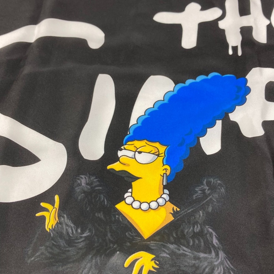 Balenciaga(バレンシアガ)のバレンシアガ BALENCIAGA シンプソンズ THE SIMPSONS シンプソンズ コラボ スカーフ シルク ブラック レディースのファッション小物(バンダナ/スカーフ)の商品写真