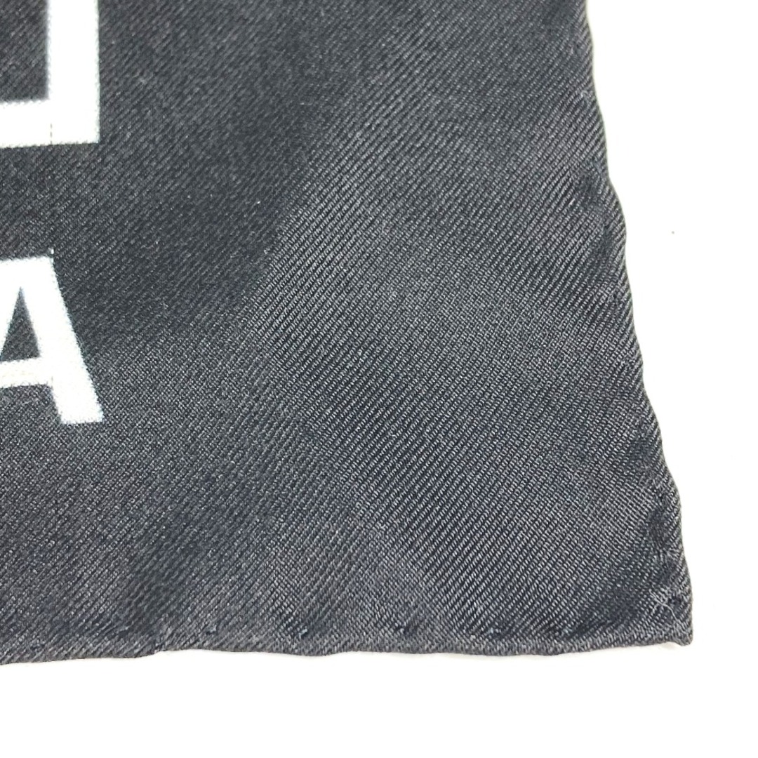 Balenciaga(バレンシアガ)のバレンシアガ BALENCIAGA シンプソンズ THE SIMPSONS シンプソンズ コラボ スカーフ シルク ブラック レディースのファッション小物(バンダナ/スカーフ)の商品写真