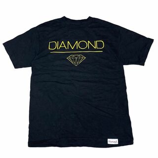 USA製 ダイヤモンドサプライ 半袖Tシャツ スケボー ブラック c76(Tシャツ/カットソー(半袖/袖なし))