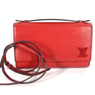 ルイヴィトン(LOUIS VUITTON)のルイヴィトン LOUIS VUITTON クレリー M54538 エピ 3WAYバッグ ハンドバッグ クラッチバッグ ショルダーバッグ エピレザー コクリコ レッド(ショルダーバッグ)