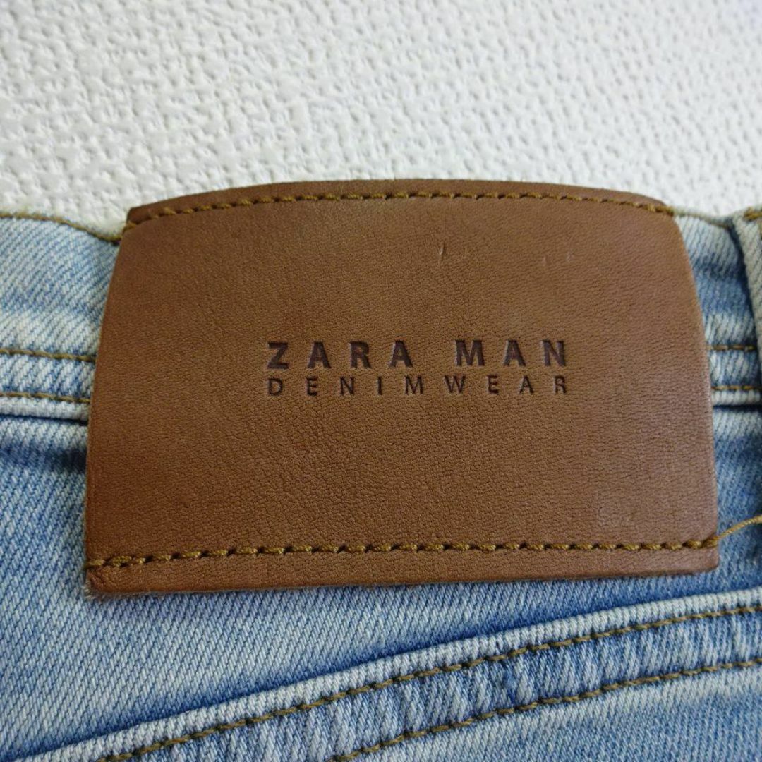 ZARA(ザラ)のZARA MAN　スリムフィットデニム　W80cm　強ストレッチ　空色　トルコ製 メンズのパンツ(デニム/ジーンズ)の商品写真