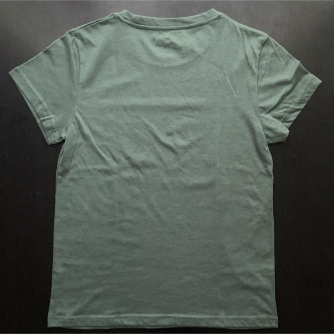 SHEIN シーン　半袖Tシャツ　2枚セット　ホワイト　グリーン　無地　綿シャツ レディースのトップス(Tシャツ(半袖/袖なし))の商品写真
