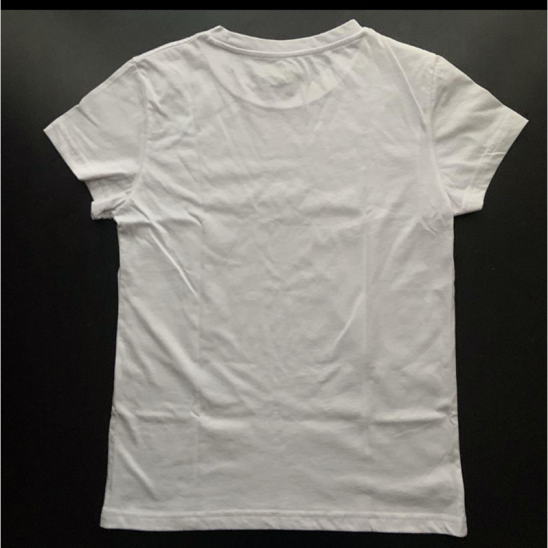 SHEIN シーン　半袖Tシャツ　2枚セット　ホワイト　グリーン　無地　綿シャツ レディースのトップス(Tシャツ(半袖/袖なし))の商品写真
