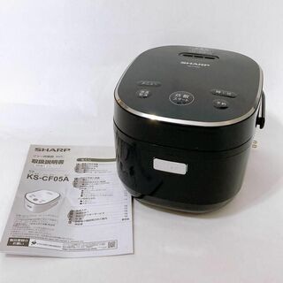 シャープ(SHARP)のSHARP KS-CF05A-B シャープ 炊飯器 3合(炊飯器)