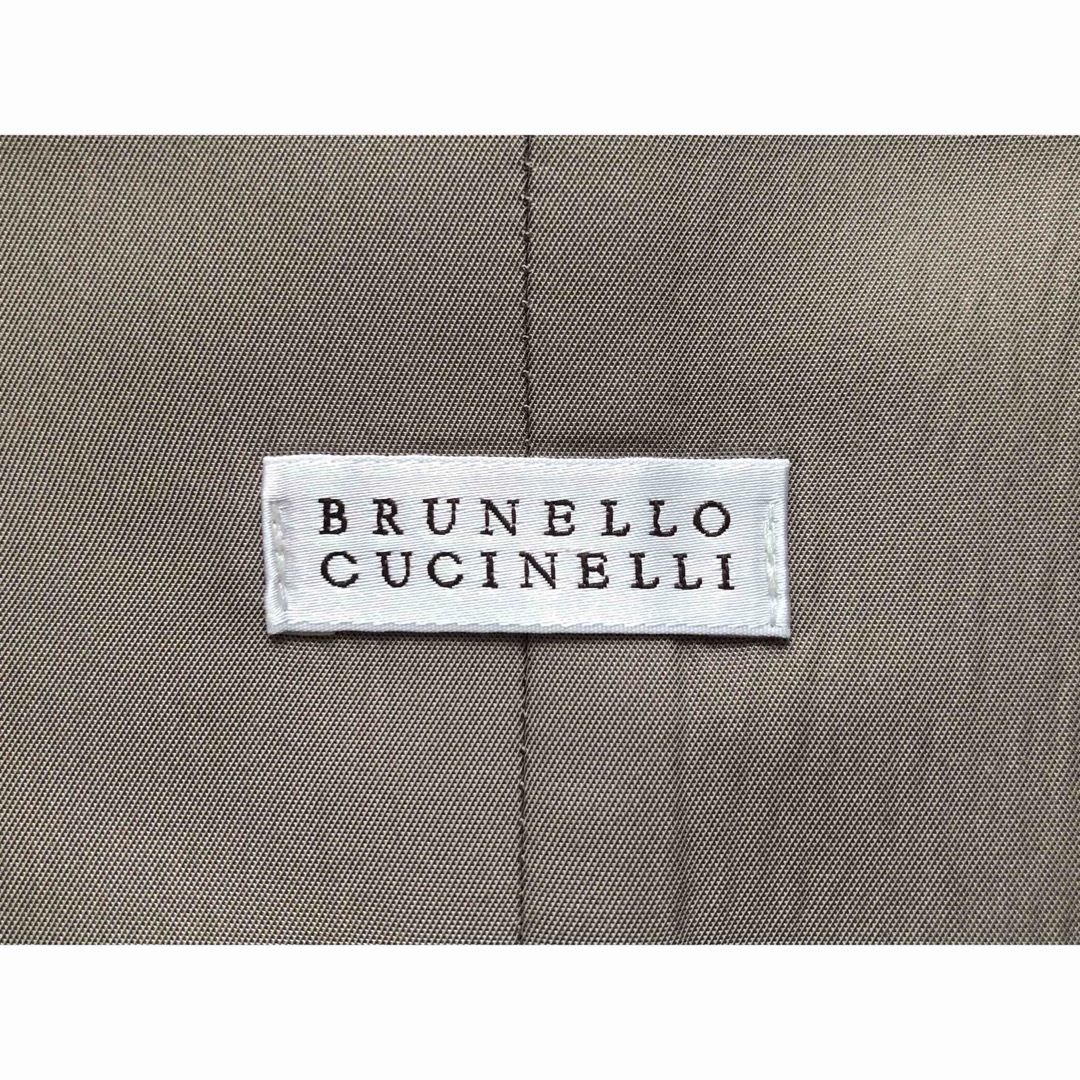 BRUNELLO CUCINELLI(ブルネロクチネリ)のブルネロクチネリ/ナイロンスカート シルク 台形 レディースのスカート(ひざ丈スカート)の商品写真