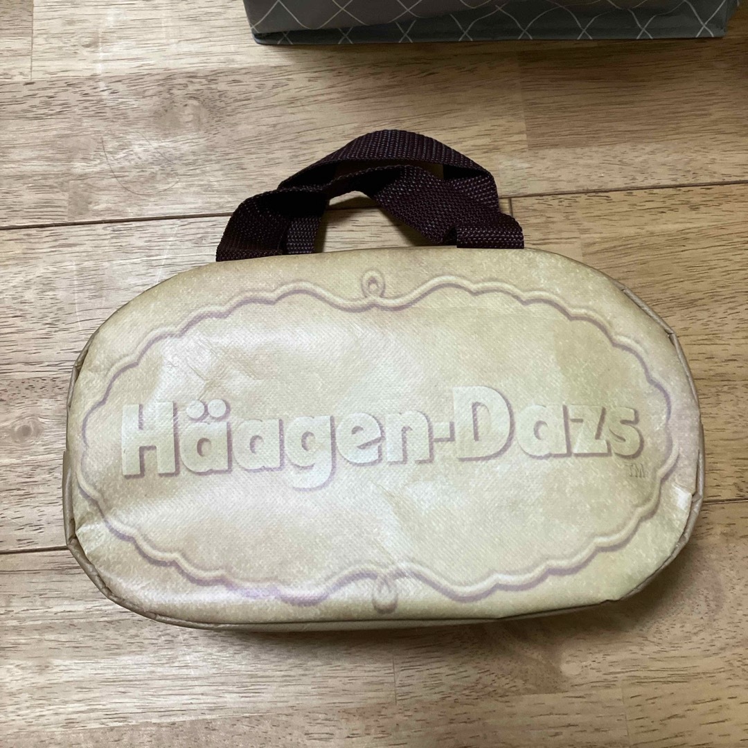 Haagen-Dazs(ハーゲンダッツ)のHäagen-Dazs　ハーゲンダッツ　保冷バッグ　イオン限定 レディースのバッグ(トートバッグ)の商品写真