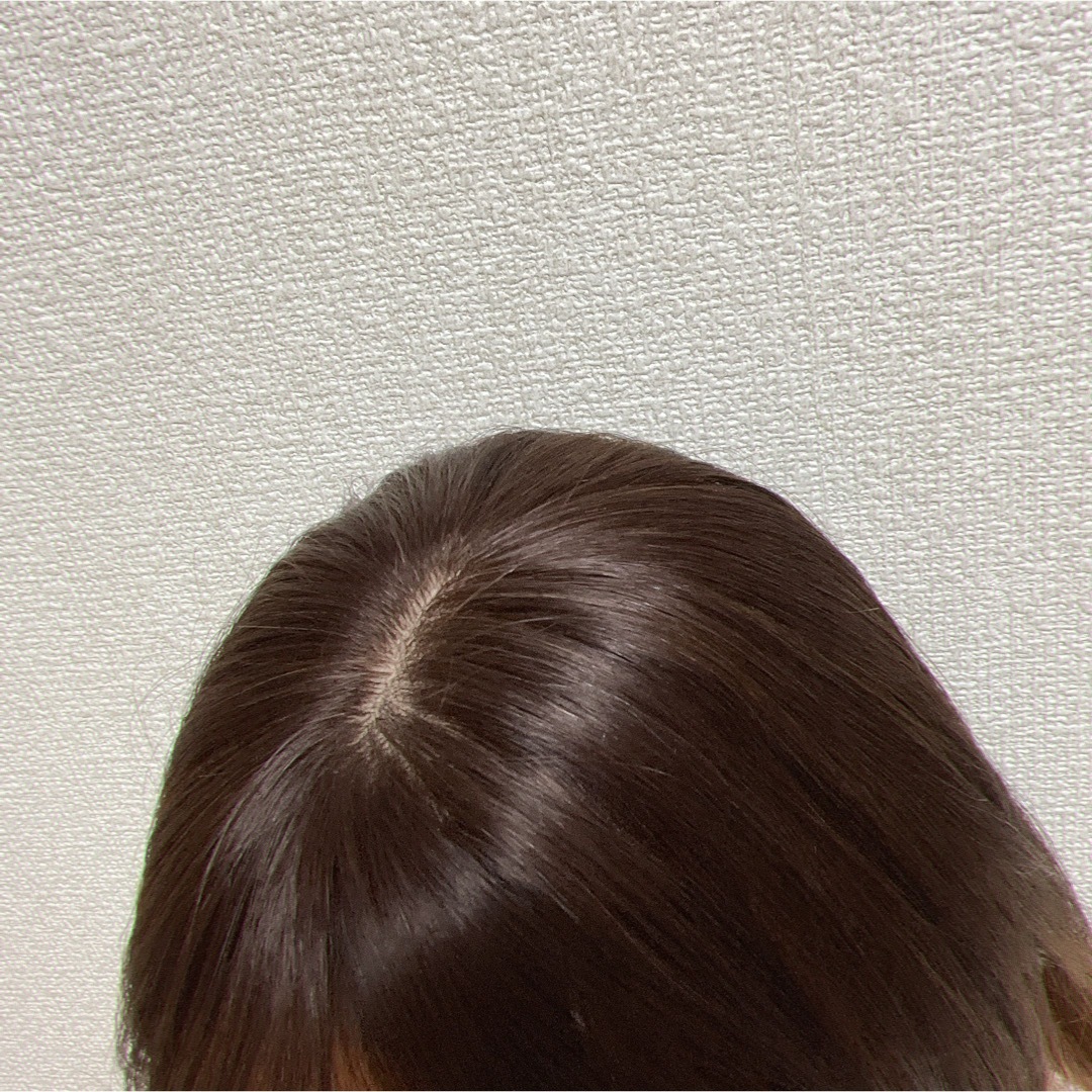 前髪ウィッグ  つむじ隠し 部分 ヘアピース   レディースのウィッグ/エクステ(前髪ウィッグ)の商品写真