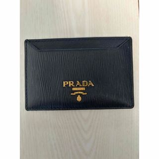 プラダ(PRADA)のPRADA パスケース 定期入れ ネイビー(パスケース/IDカードホルダー)