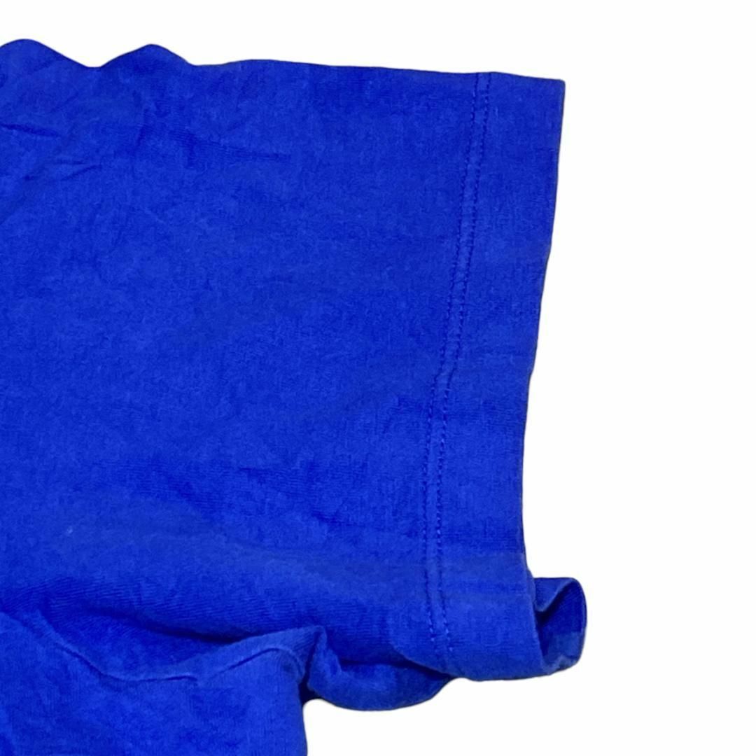 NIKE(ナイキ)のNIKE ナイキ 半袖Tシャツ ブルー グラフィックロゴ US古着 c77 メンズのトップス(Tシャツ/カットソー(半袖/袖なし))の商品写真