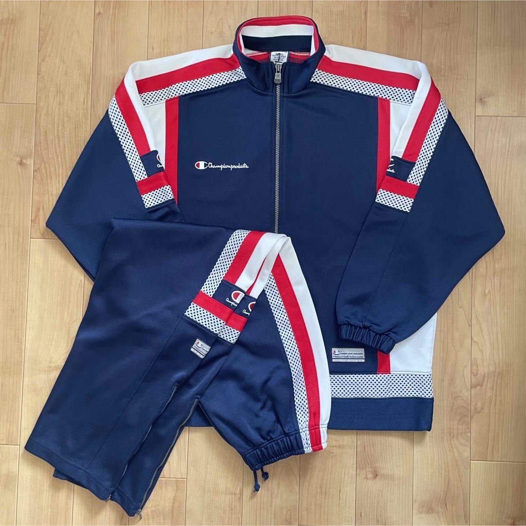 Champion(チャンピオン)の90s〜00s チャンピオン USA ジャージ セットアップ 上下 ユニセックス メンズのトップス(ジャージ)の商品写真