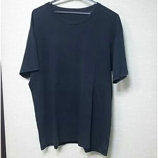 黒　クルーネックT(Tシャツ/カットソー(半袖/袖なし))