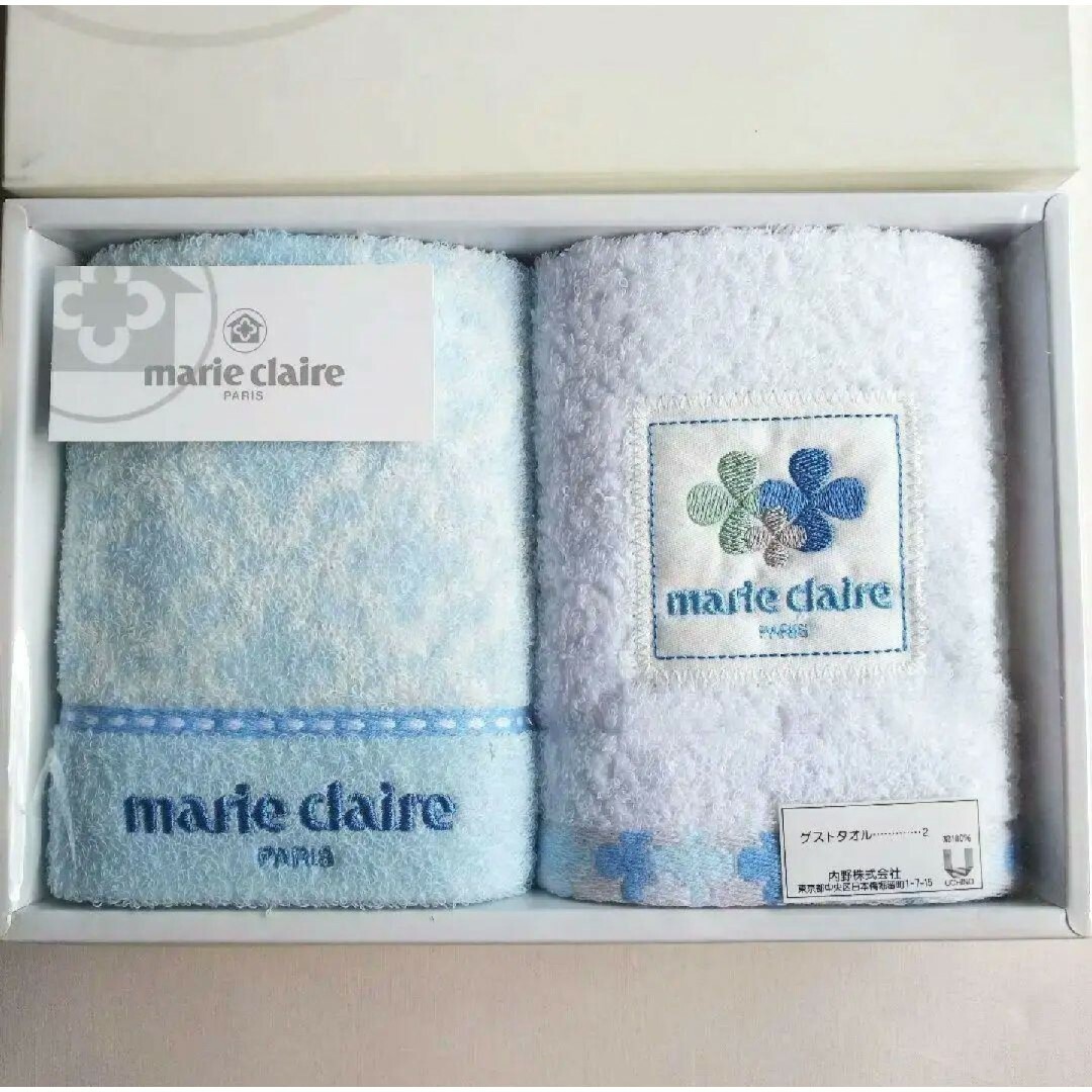 Marie Claire(マリクレール)のmarie claire マリ・クレール タオルセット【新品】 インテリア/住まい/日用品の日用品/生活雑貨/旅行(タオル/バス用品)の商品写真