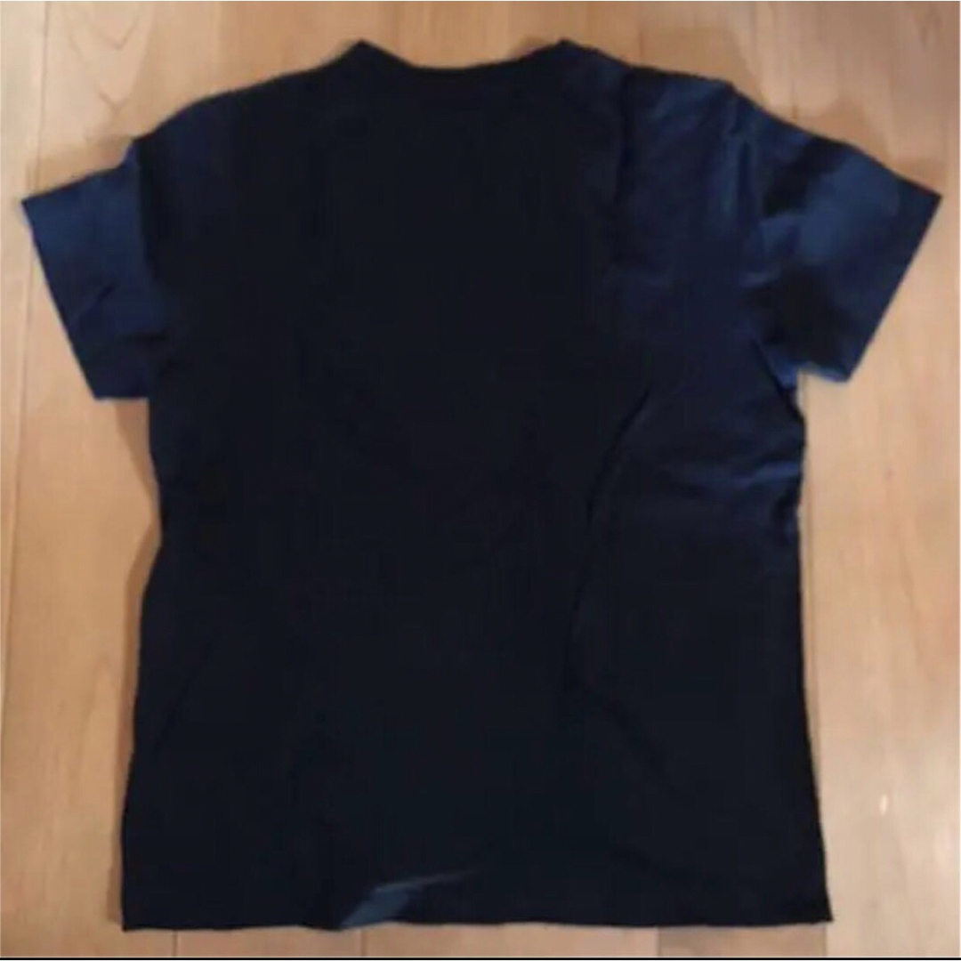 【未使用】Tシャツ　メンズ　登鯉　M 立体プリント　半袖　和柄 黒　綿100% メンズのトップス(Tシャツ/カットソー(半袖/袖なし))の商品写真