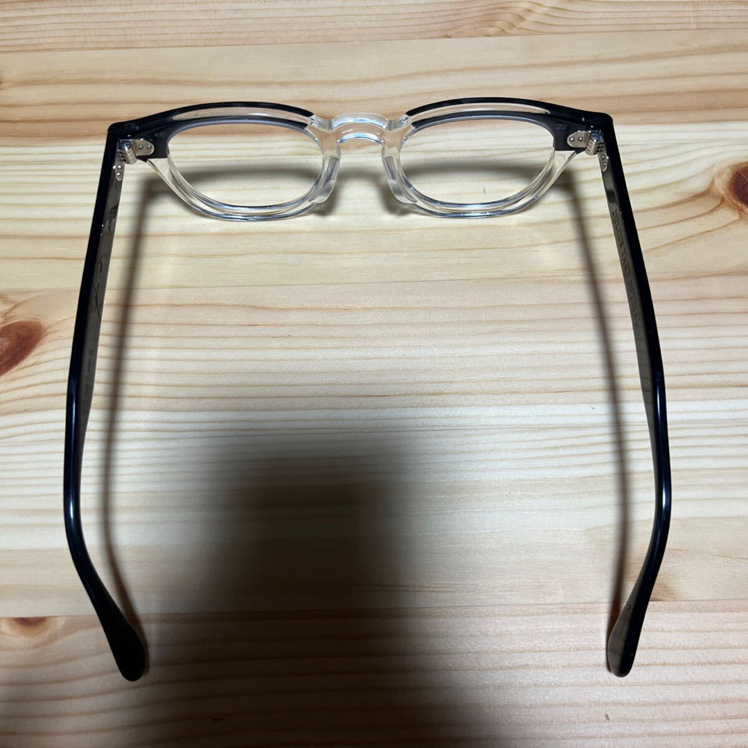 Julius Tart Optical black wood 46-22 AR メンズのファッション小物(サングラス/メガネ)の商品写真