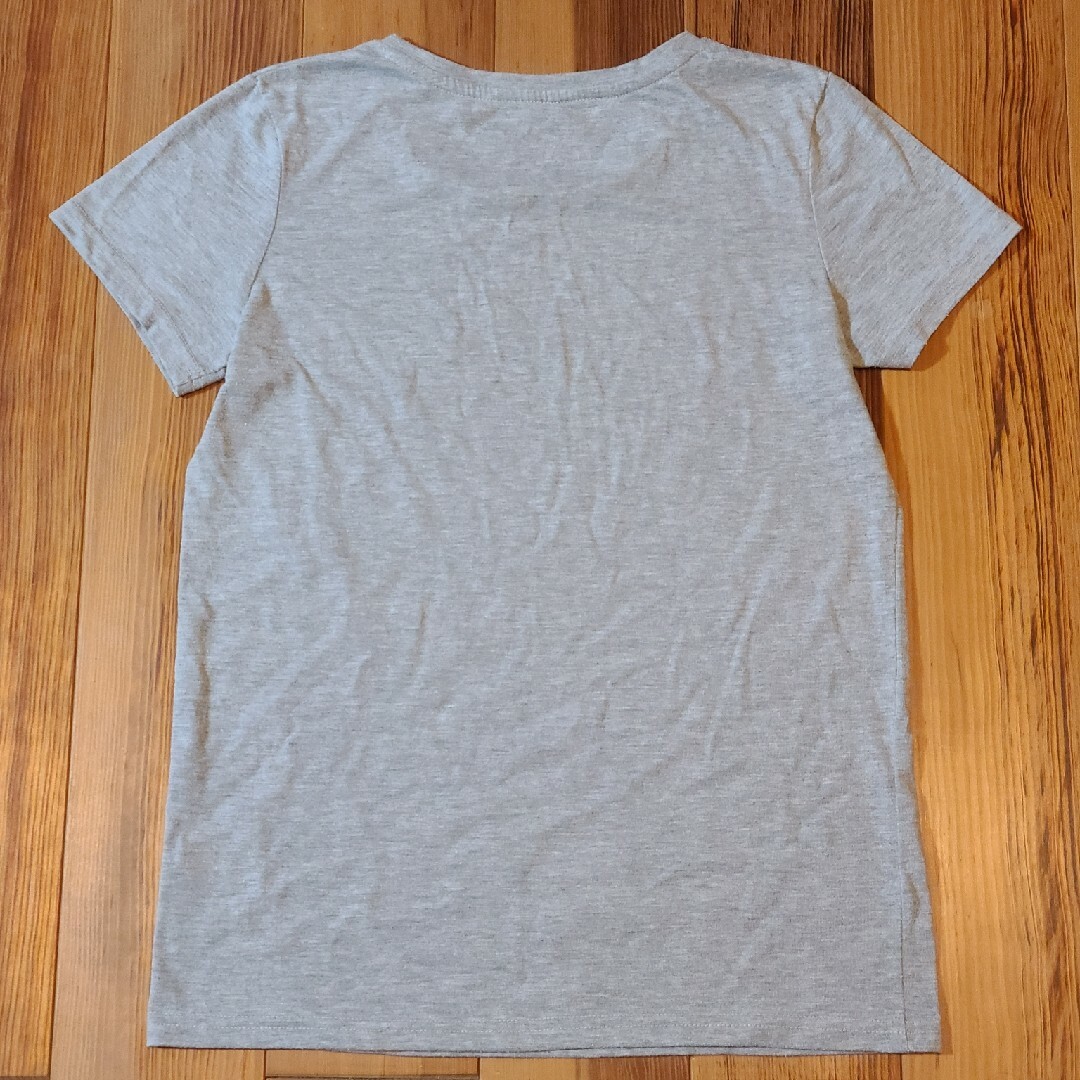 Tシャツ  [グレー/無地/M] レディースのトップス(Tシャツ(半袖/袖なし))の商品写真