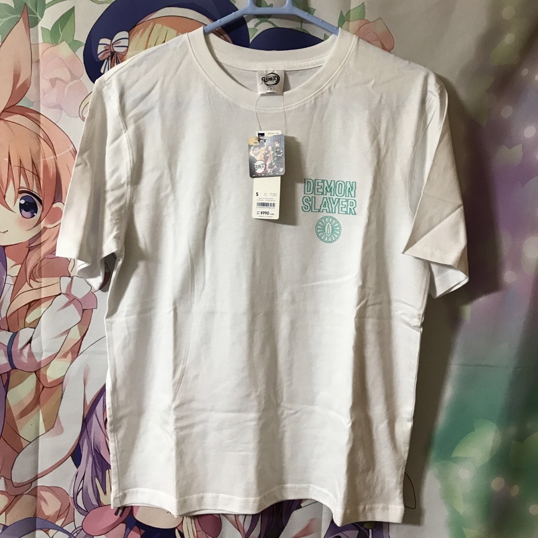 GU(ジーユー)の鬼滅の刃　Tシャツ レディースのトップス(Tシャツ(半袖/袖なし))の商品写真