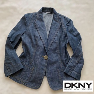 DKNY - ダナキャランニューヨーク　DKNY インディゴ染め　デニムジャケット　サイズ2