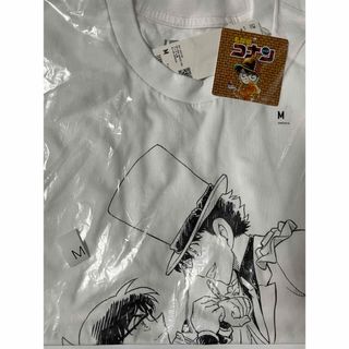 【新品未着用】名探偵コナン×ユニクロTシャツ　江戸川コナン＆怪盗キッド　Mサイズ(Tシャツ/カットソー(半袖/袖なし))