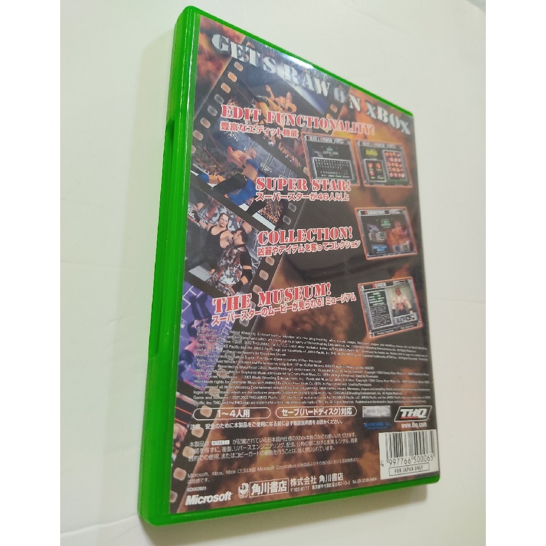 Xbox(エックスボックス)の[Xbox]WWE RAW エンタメ/ホビーのゲームソフト/ゲーム機本体(家庭用ゲームソフト)の商品写真