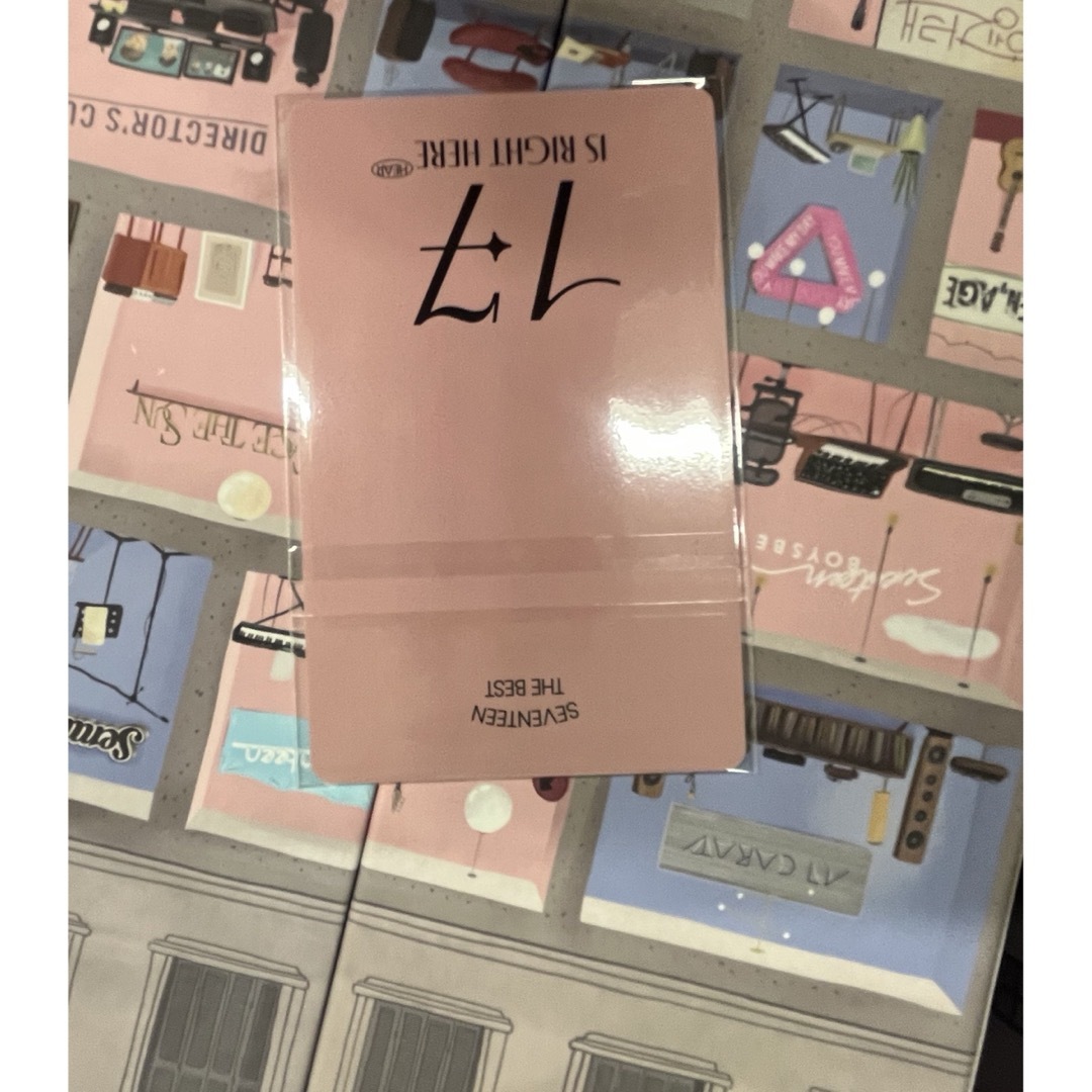 SEVENTEEN(セブンティーン)のseventeen 17 RIGHT HERE weverse特典　ミンギュ エンタメ/ホビーのCD(K-POP/アジア)の商品写真