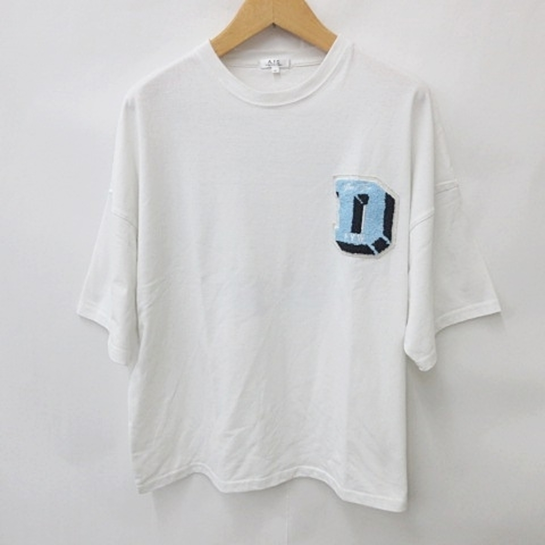 in the attic(インジアティック)のインジアティック homme A.T.C Tシャツ 半袖 クルーネック 白 XL メンズのトップス(Tシャツ/カットソー(半袖/袖なし))の商品写真