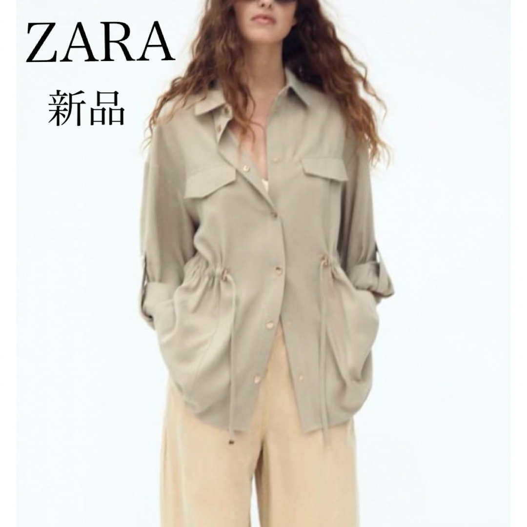 ZARA(ザラ)の新品★ZARA   ジャケットシャツ レディースのトップス(シャツ/ブラウス(長袖/七分))の商品写真