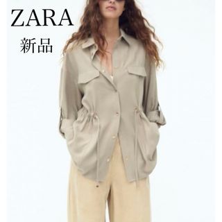 ザラ(ZARA)の新品★ZARA   ジャケットシャツ(シャツ/ブラウス(長袖/七分))