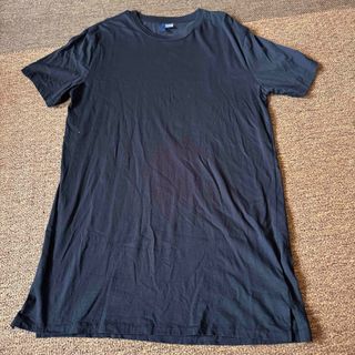 エイチアンドエム(H&M)の1 H&M メンズ　Tシャツ　黒　ロング丈(Tシャツ/カットソー(半袖/袖なし))