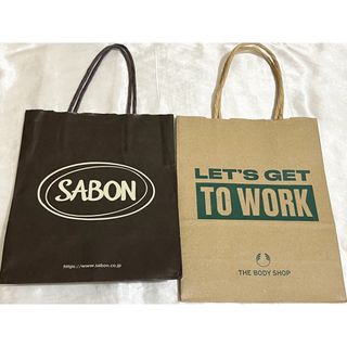 SABON - THE BODY SHOP ザ ボディーショップ  SABON サボン 紙袋