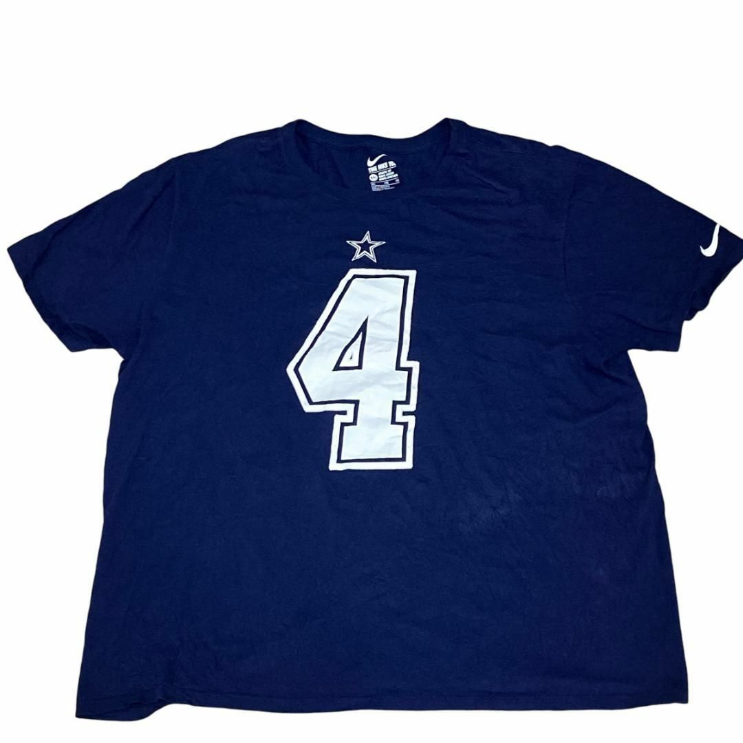 NIKE(ナイキ)のNIKE NFL ダラス・カウボーイズ 半袖Tシャツ 4 プレスコット c80 メンズのトップス(Tシャツ/カットソー(半袖/袖なし))の商品写真