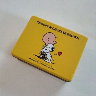 SNOOPY - スヌーピー　チャーリーブラウン　空き缶　黄色