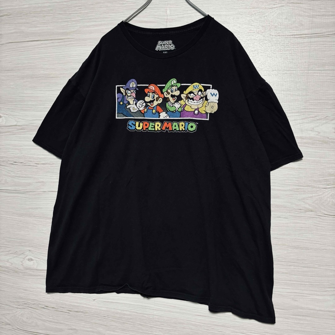 TV&MOVIE(ティービーアンドムービー)の【入手困難】SUPER MARIO マリオ　Tシャツ　3XLサイズ　一点物　海外 メンズのトップス(Tシャツ/カットソー(半袖/袖なし))の商品写真