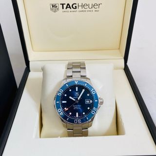 タグホイヤー(TAG Heuer)のタグホイヤー アクアレーサー キャリバー5 ネイビー　WAN2111-0 自動巻(腕時計(アナログ))