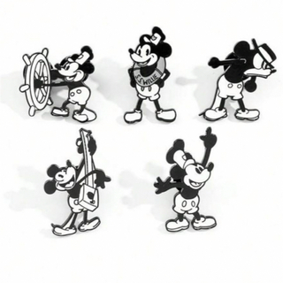 Disney - 新品　ディズニー　Disney ミッキーマウス　ピンバッジ5個セット　ピンズ
