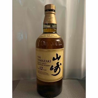 サントリー(サントリー)の山崎12年　700ml  空ボトル　残量有り(ウイスキー)