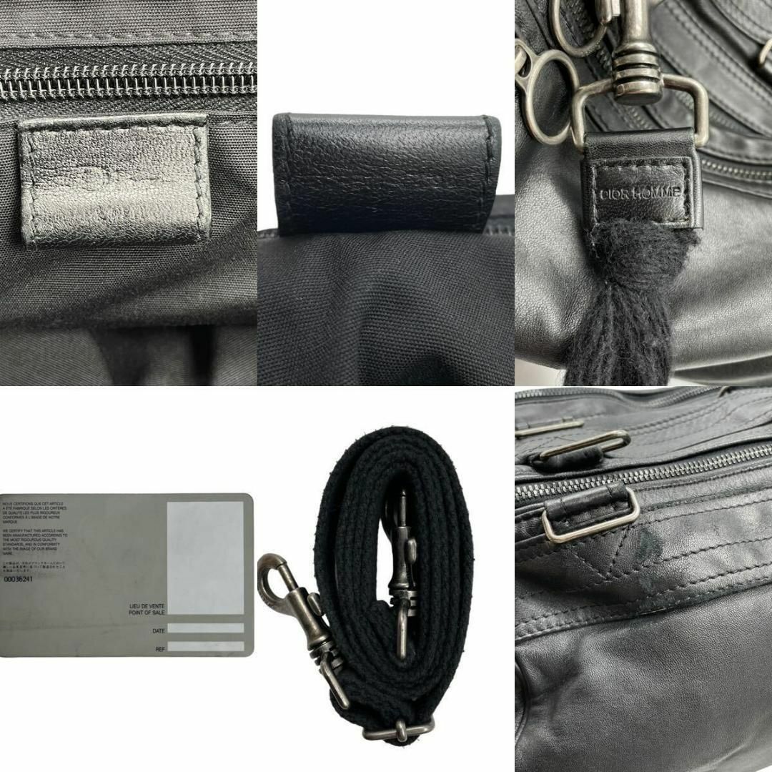 DIOR HOMME(ディオールオム)の名作 ディオールオム 2way ボストンバッグ ドゥビル エディスリマン 黒 メンズのバッグ(ボストンバッグ)の商品写真
