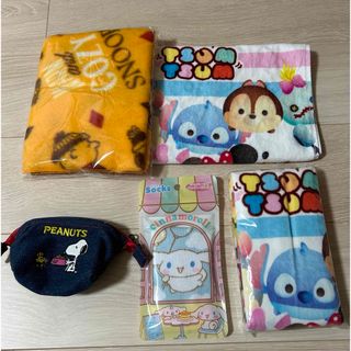 ディズニー(Disney)のまとめ売り　スヌーピー　ディズニー　シナモン(タオル/バス用品)