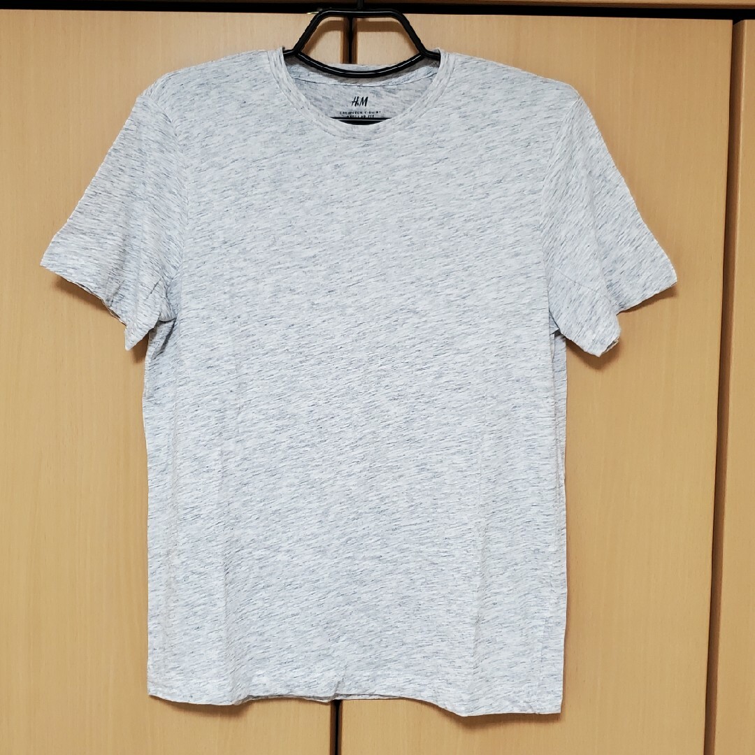 H&M(エイチアンドエム)のH&M Tシャツ 半袖 杢柄 メンズのトップス(Tシャツ/カットソー(半袖/袖なし))の商品写真