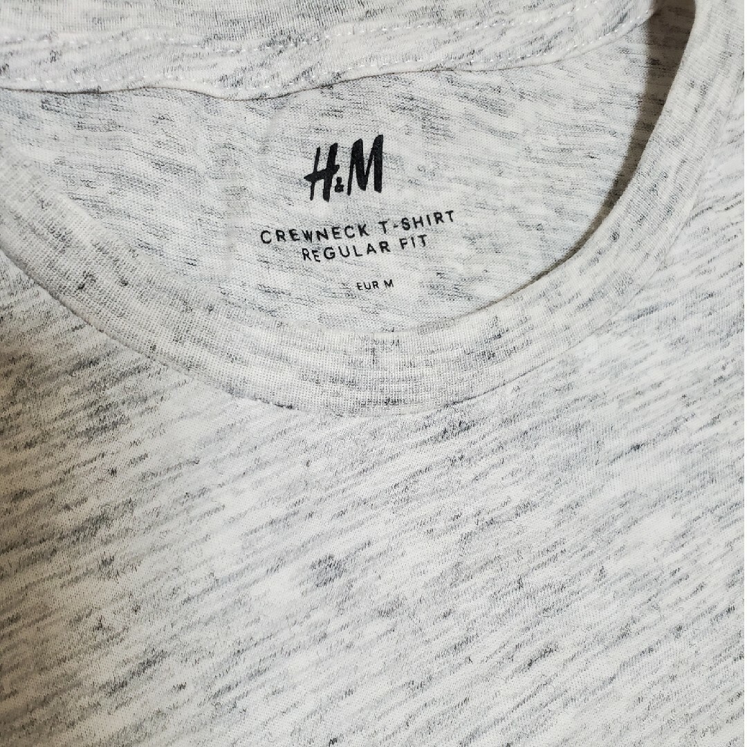 H&M(エイチアンドエム)のH&M Tシャツ 半袖 杢柄 メンズのトップス(Tシャツ/カットソー(半袖/袖なし))の商品写真