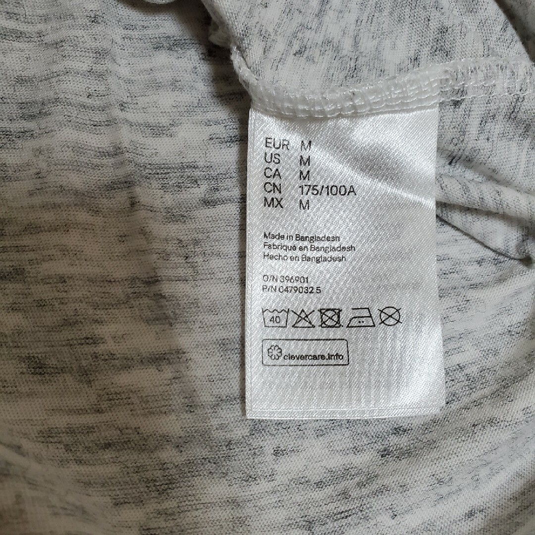 H&M(エイチアンドエム)のH&M Tシャツ 半袖 杢柄 メンズのトップス(Tシャツ/カットソー(半袖/袖なし))の商品写真