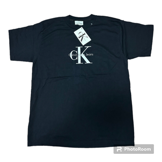 ck Calvin Klein - 90s DEAD STOCK USA製 CK カルバンクライン ロゴ Tシャツ