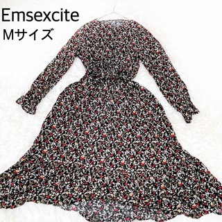EMSEXCITE - Emsexcite ロングワンピース リバティ風　小花柄　