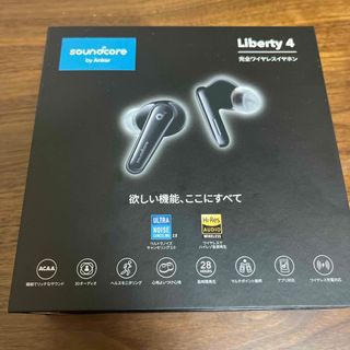 アンカー(Anker)のsoundcore イヤホン LIBERTY 4 BLACK(ヘッドフォン/イヤフォン)