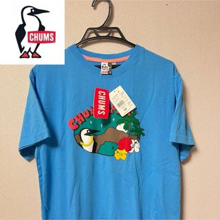 CHUMS s/s Tshirt Sky Light Blue