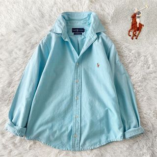 ラルフローレン(Ralph Lauren)のRALPH LAUREN 長袖 シャツ ブルー(シャツ/ブラウス(長袖/七分))