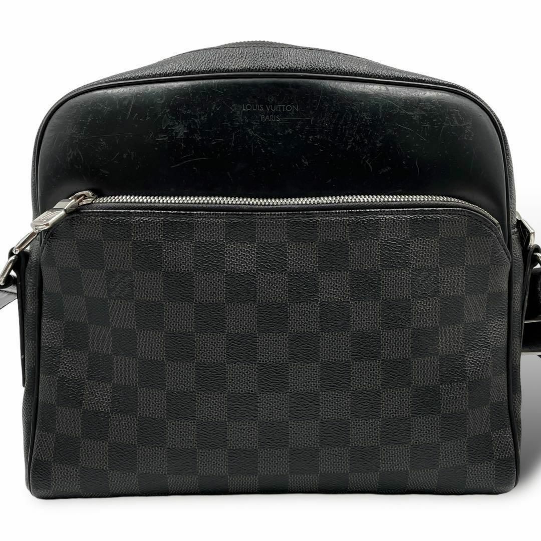 LOUIS VUITTON(ルイヴィトン)の格安 LOUIS VUITTON ショルダーバッグ ダミエ デイトン PM 黒 メンズのバッグ(ショルダーバッグ)の商品写真