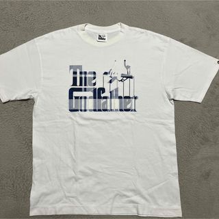 アベイシングエイプ(A BATHING APE)のAPE BAPE KAWS The Godfather チェック　tシャツ　L(Tシャツ/カットソー(半袖/袖なし))