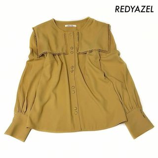 レディアゼル(REDYAZEL)のREDYAZEL レディアゼル★ビッグカラー 長袖ブラウス 未使用タグ付き(シャツ/ブラウス(長袖/七分))